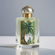 cap perfume with leaf