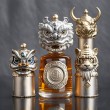 Spiral wine cap in the shape of a lion dance.