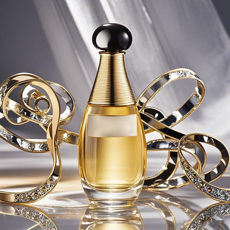 Luxurious Perfume with Regal Gold Cap - Zinc Alloy & Aluminum Alloy Die-Cast, Stand Out