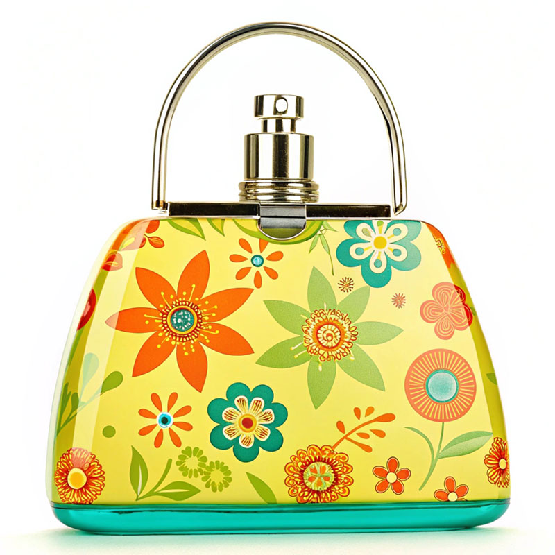 Handbag-Styled Zinc Alloy Perfume Cap