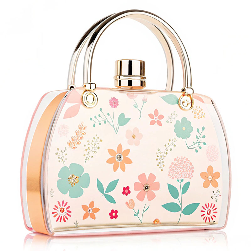 Handbag-Styled Zinc Alloy Perfume Cap