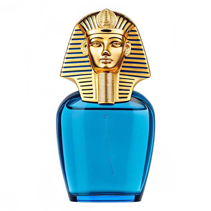 Golden Pharaoh Perfume Cap - Zinc Alloy, High-End Die-Cast Cap for Men's Perfume Bottles