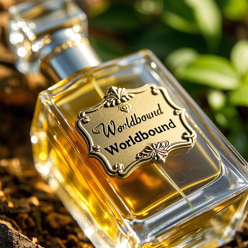 Customized hardware labels and nameplates, brand logos for high - end wine bottles