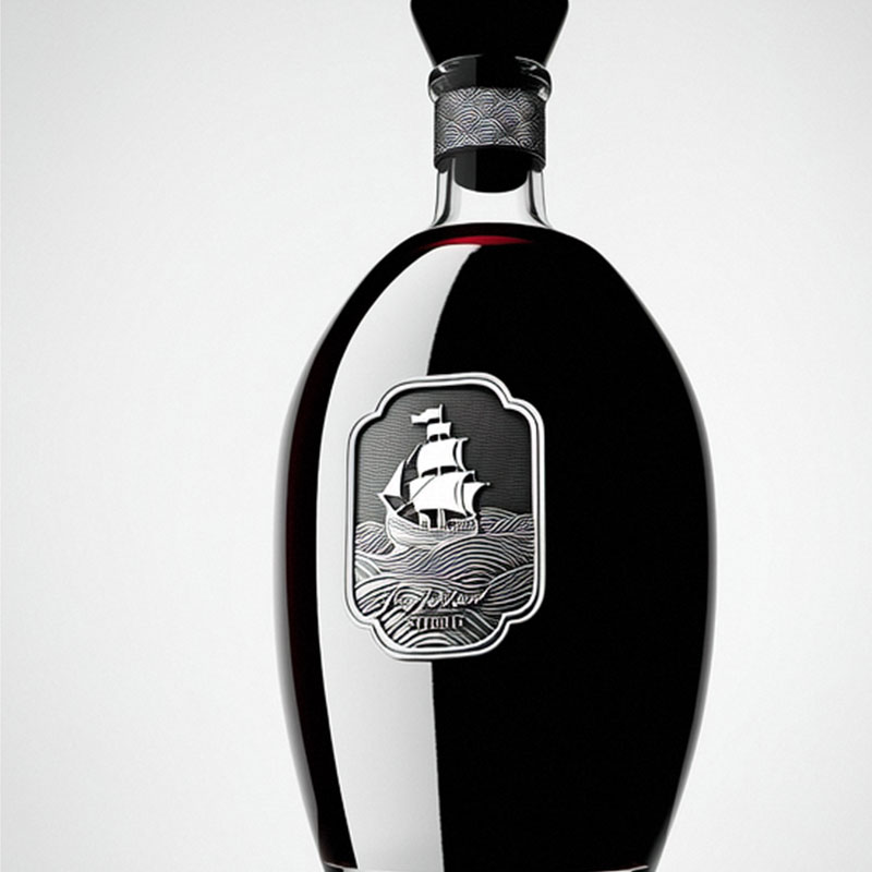 High - end metal labels, decorative pieces for wine and perfume bottles, custom manufacturers of logo brand identities